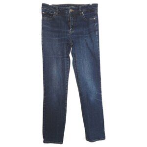 Lauren Ralph Lauren Mid‑Rise Premier Straight Jeans - Size 4